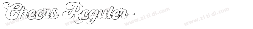 Cheers Reguler字体转换